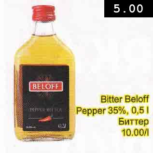 Allahindlus - Bitter Beloff Pepper 35%, 0,5 l