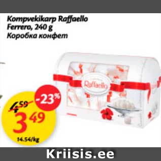 Allahindlus - Kompvekikarp Raffaello Ferrero, 240 g