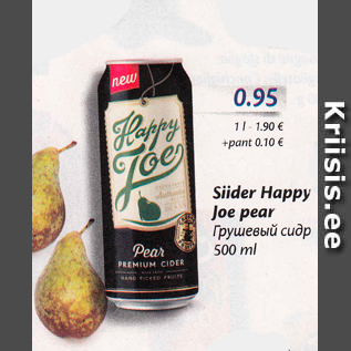 Allahindlus - Siider Happy Joe pear, 500 ml