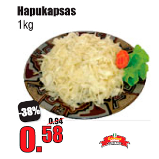 Allahindlus - Hapukapsas 1 kg