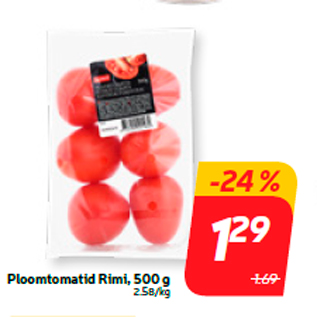 Allahindlus - Ploomtomatid Rimi, 500 g