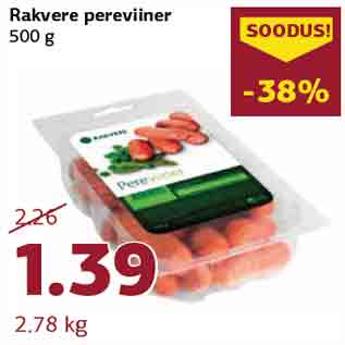 Allahindlus - Rakvere pereviiner 500 g