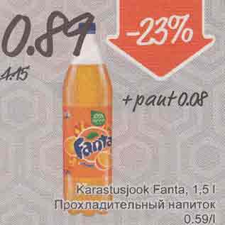 Allahindlus - karastusjook Fanta, 1,5 l