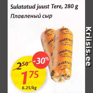 Allahindlus - Sulatatud juust Tere, 280 g