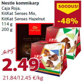 Allahindlus - Nestle kommikarp