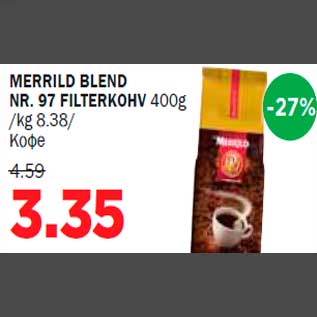 Allahindlus - MERRILD BLEND NR. 97 FILTERKOHV 400g