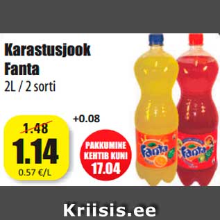 Allahindlus - Karastusjook Fanta