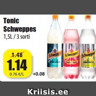 Allahindlus - Tonic Schweppes