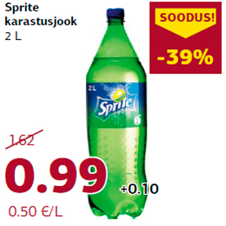 Allahindlus - Sprite karastusjook 2 L