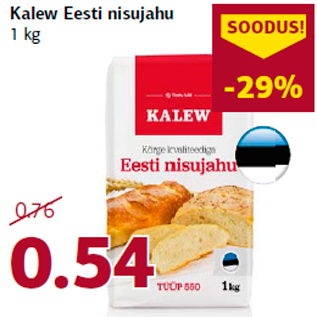 Allahindlus - Kalew Eesti nisujahu 1 kg