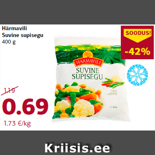 Allahindlus - Härmavili Suvine supisegu 400 g