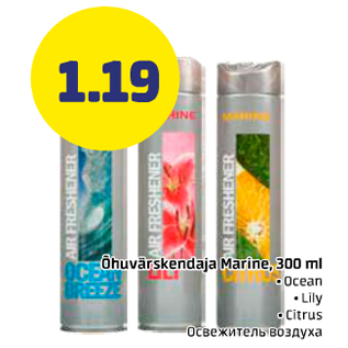 Allahindlus - Õhuvärskendaja Marine, 300 ml