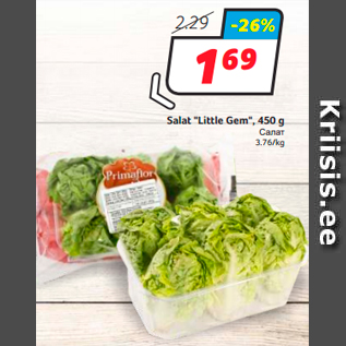 Allahindlus - Salat "Little Gem", 450 g