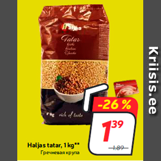 Allahindlus - Haljas tatar, 1 kg**