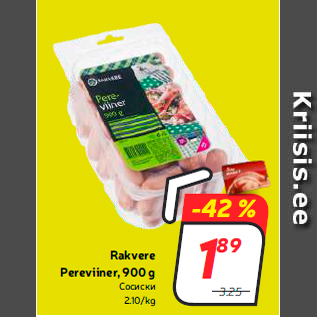 Allahindlus - Rakvere Pereviiner, 900 g