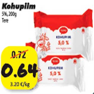 Allahindlus - Kohupiim 5%, 200g