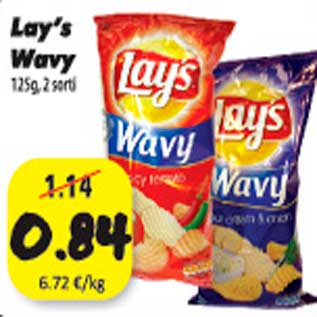 Allahindlus - Lau"s Wavy 125g 2 sorti