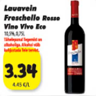 Allahindlus - Lauavein Freschollo Rosso Vino Vino Eco 10,5%, 0,75l