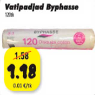 Allahindlus - Vatipadjad Byphasse 120tk