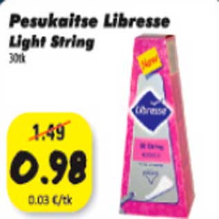 Allahindlus - Pesukaitse Libresse Light String 30tk