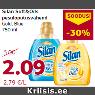 Allahindlus - Silan Soft&Oils pesuloputusvahend