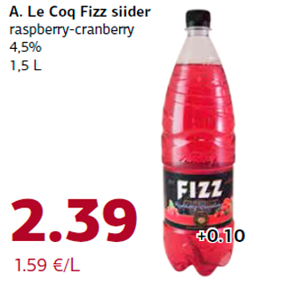 Allahindlus - A. Le Coq Fizz siider