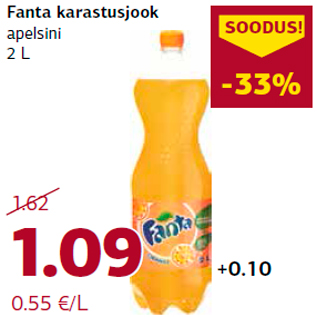 Allahindlus - Fanta karastusjook