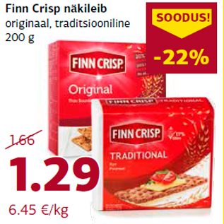 Allahindlus - Finn Crisp näkileib