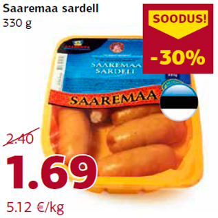 Allahindlus - Saaremaa sardell 330 g