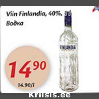 Allahindlus - Viin Finlandia,