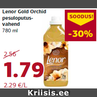 Allahindlus - Lenor Gold Orchid pesuloputusvahend 780 ml