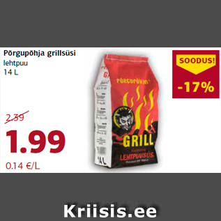 Allahindlus - Põrgupõhja grillsüsi