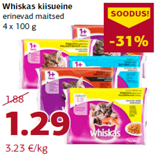 Allahindlus - Whiskas kiisueine