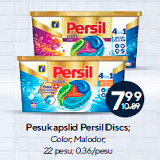 Allahindlus - Pesukapslid Persil Discs