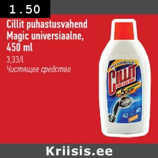 Allahindlus - Cillit puhastusvahend Magic universaalne,