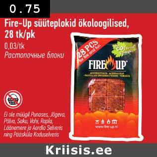 Allahindlus - Fire - Up süüteplokid ökoloogilised,