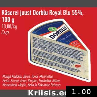 Allahindlus - Käserei juust Dorblu Royal Blu