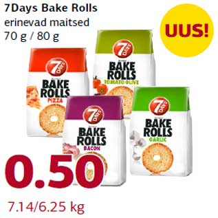 Allahindlus - 7Days Bake Rolls