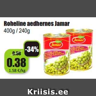 Allahindlus - Roheline aedhernes Jamar