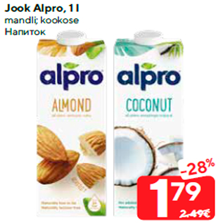 Allahindlus - Jook Alpro, 1 l