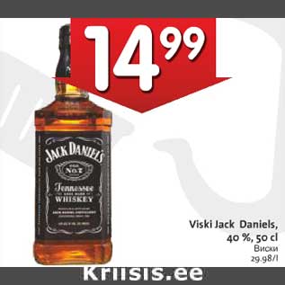 Allahindlus - Viski Jack Daniels