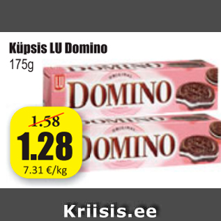 Allahindlus - Küpsis LU Domino 175 g