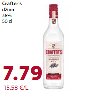 Allahindlus - Crafter’s džinn 38% 50 cl