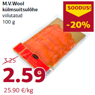 Allahindlus - M.V.Wool külmsuitsulõhe