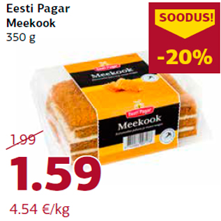 Allahindlus - Eesti Pagar Meekook 350 g