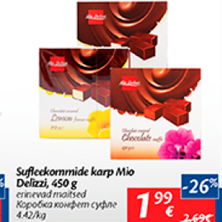 Allahindlus - Sufleekommide karp Mio Delizzi, 450 g