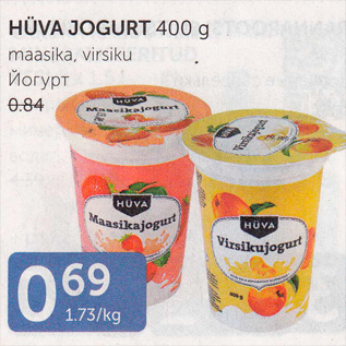 Allahindlus - HÜVA JOGURT 400 G