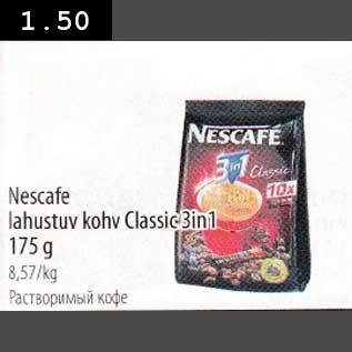 Allahindlus - Nescafe lahustuv kohv Classic 3in1 175 g