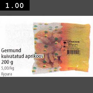 Allahindlus - Gеrmund kuivatatud aprikoos 200 g