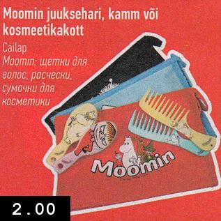 Allahindlus - Moomin juuksehari, kamm või kosmeetikakott Cailap